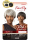 Outre Fab & Fly Gray Glamour 100% Human Hair Wig - HH-MIKAH