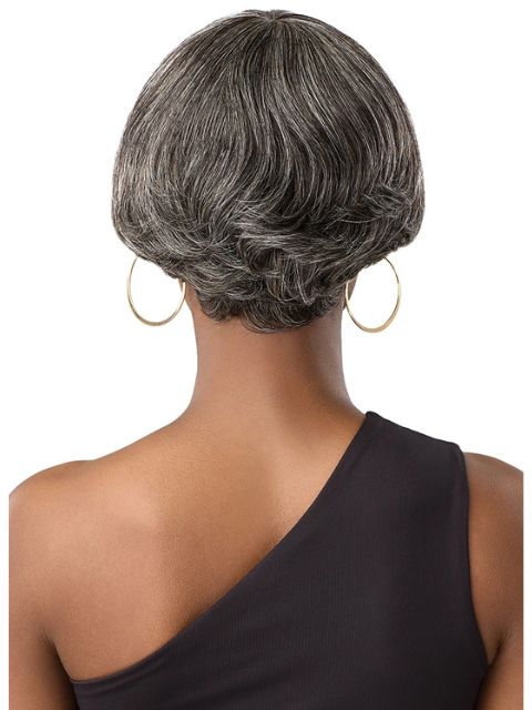 Outre Fab & Fly Gray Glamour 100% Human Hair Wig - HH-MIKAH