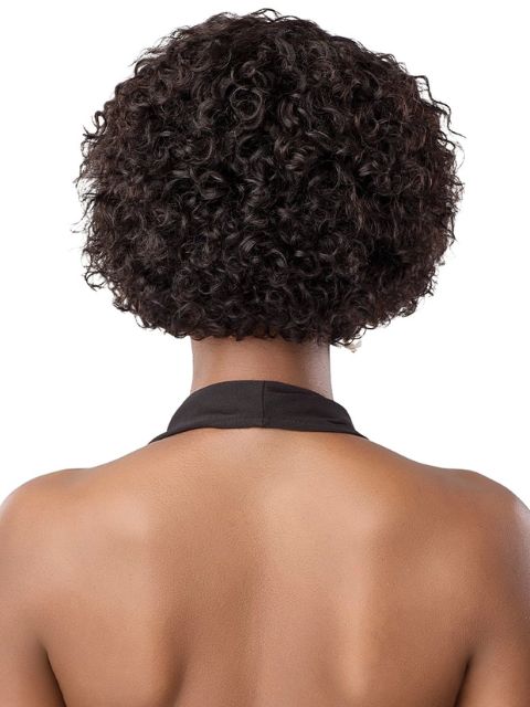 Outre My Tresses Black Label M-Line  HD 13X5 Glueless Lace Front Wig - HH-NATURAL CURLY BOB 10"