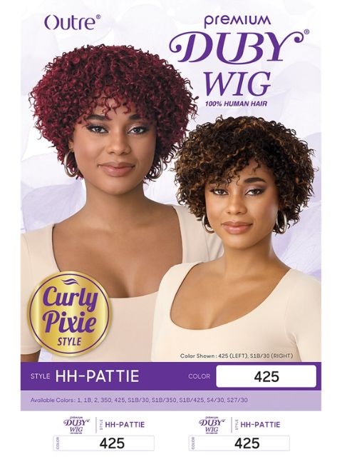 Outre Premium Duby 100% Human Hair Full Wig - HH-PATTIE