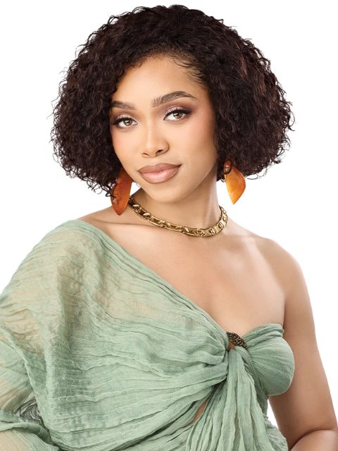 Outre EverRoot 100% Unprocessed Human Hair HH-SPANISH WAVES 10" Half Wig
