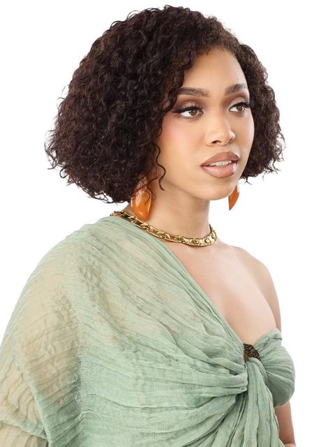 Outre EverRoot 100% Unprocessed Human Hair HH-SPANISH WAVES 10" Half Wig