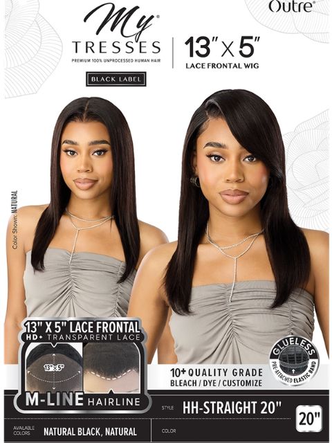 Outre My Tresses Black Label M-Line HD Transparent 13X5 Glueless Lace Front HH-STRAIGHT" Wig