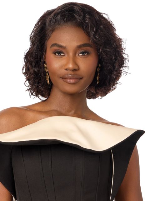 Outre My Tresses Black Label HD 13X4 Glueless HH-VIRGIN WAVY BOB 12" Lace Front Wig
