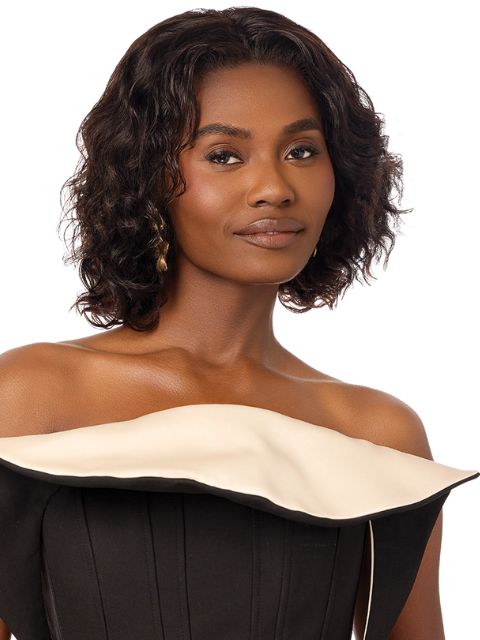 Outre My Tresses Black Label HD 13X4 Glueless HH-VIRGIN WAVY BOB 12" Lace Front Wig