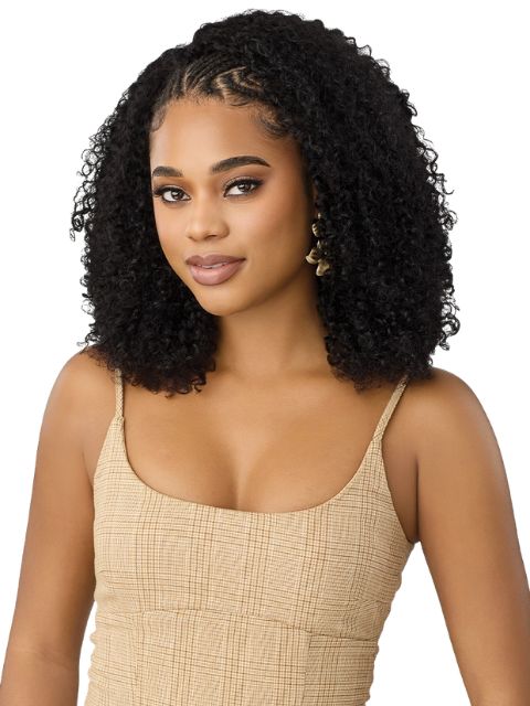 Outre EverRoot 100% Unprocessed Human Hair HH-WATER CURLS 14"  Half Wig
