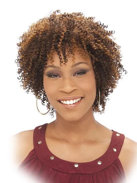 It's a Wig 100% Human Hair HH AFRO CURL" Full Wig