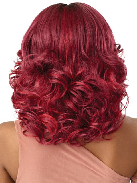 Outre 100% Human Hair Blend 5"x5" Glueless Lace Closure Wig - HHB-BODY WAVE 16"