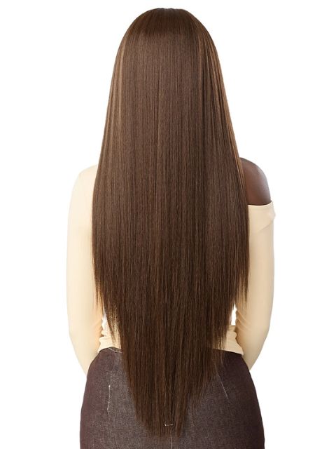 Outre Nueblend Fully Hand-tied 13x6 Human Hair Blend HHB-STRAIGHT 34" Lace Front Wig