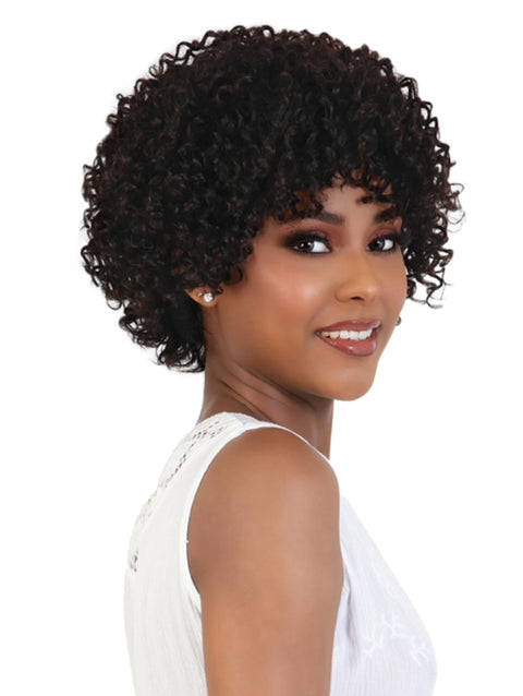 Beshe Peruvian Remi Natural Human Hair Glueless Crown Lace Top Wig - HHC.COY