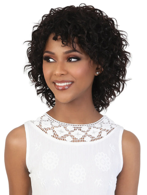 Beshe Peruvian Remi Natural Human Hair Glueless Crown Lace Top Wig - HHC.FIA