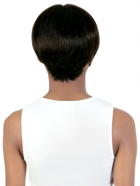 Beshe Peruvian Remi Natural Human Hair Glueless Crown Lace Top Wig - HHC.TOBI