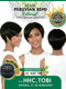 Beshe Peruvian Remi Natural Human Hair Glueless Crown Lace Top Wig - HHC.TOBI