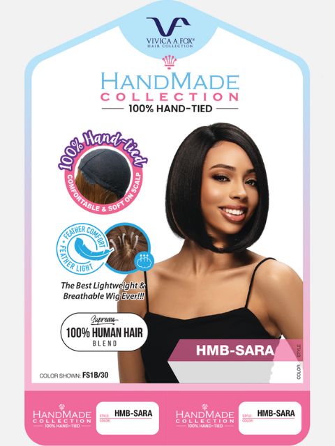 Vivica A Fox HandMade Collection 100% Human Hair Blend Wig - HMB-SARA