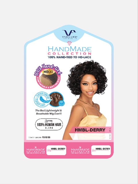 Vivica A Fox HandMade Collection 100% Human Hair Blend Wig - HMBL-DERRY