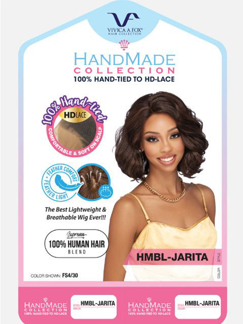 Vivica A Fox HandMade Collection 100% Human Hair Blend Wig - HMBL-JARITA