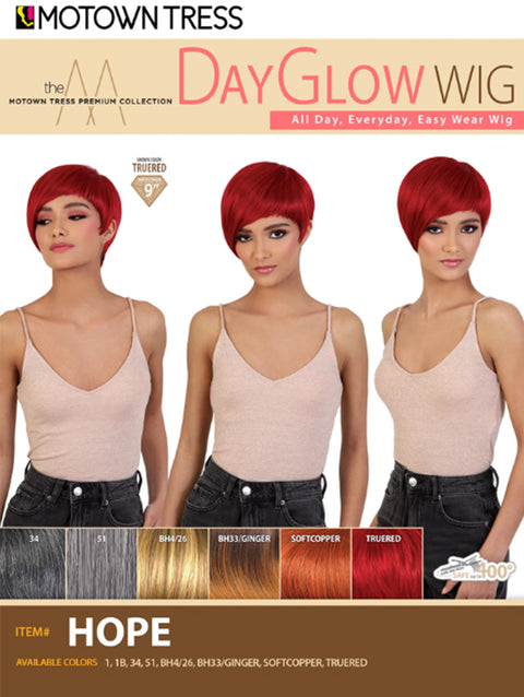 Motown Tress Premium Collection Day Glow Wig - HOPE