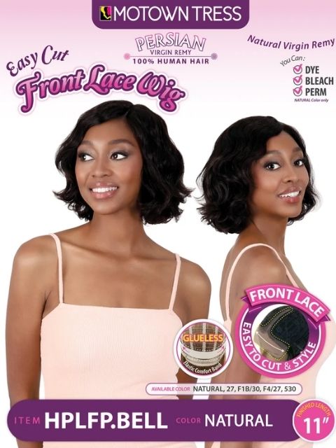 Motown Tress Persian 100% Human Hair Lace Front Wig - HPLFP.BELL