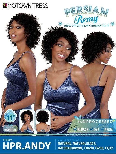 Motown Tress Persian Remy Human Hair Wig - HPR.ANDY