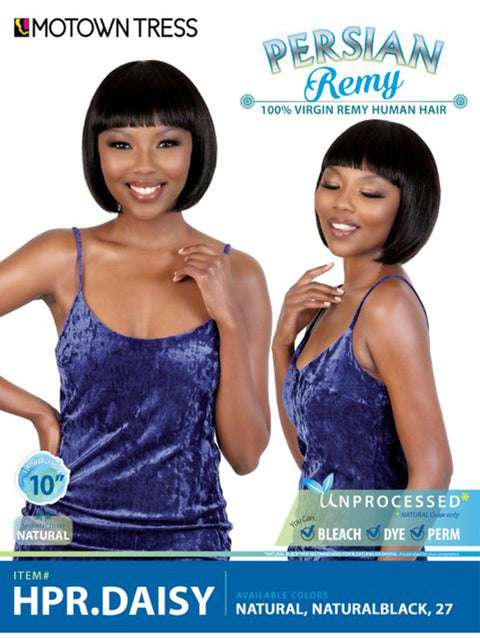 Motown Tress Persian Remy Human Hair Wig - HPR.DAISY