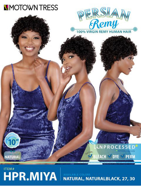 Motown Tress Persian Remy Human Hair Wig - HPR.MIYA