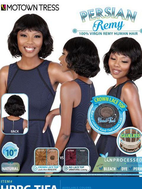 Motown Tress Persian Remy Human Hair Wig - HPRC.TIFA
