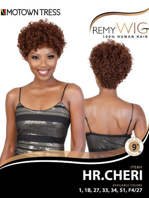 Motown Tress Remy Human Hair Wig - HR.CHERI