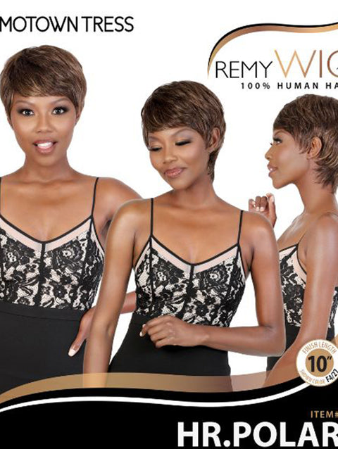 Motown Tress Remy Human Hair Wig - HR.POLAR