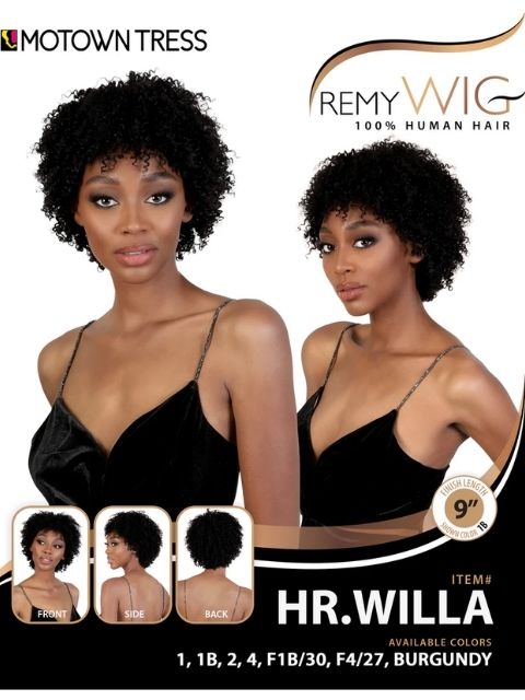 Motown Tress Remy Human Hair HR.WILLA" Wig