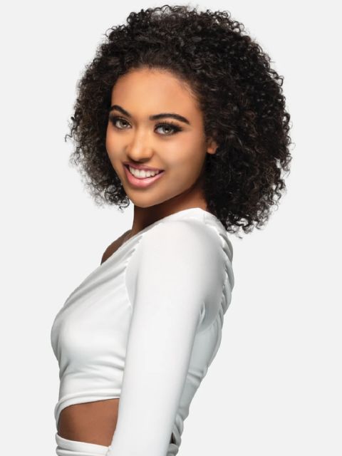 Vivica A Fox Black Rose 100% Unprocessed Human Hair 3in1 Half Wig- HW-410