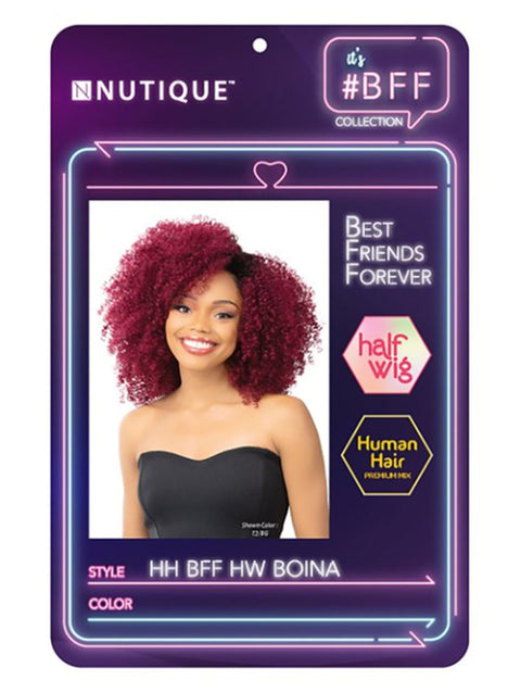 Nutique BFF Collection 100% Human Hair Mix Half Wig - HW BOINA
