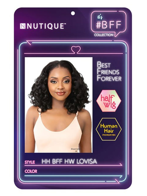 Nutique BFF Collection 100% Human Hair Mix Half Wig - HW LOVISA