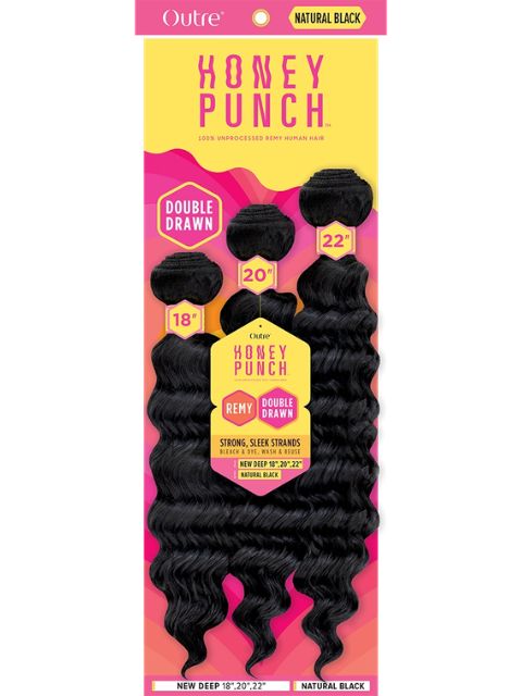 Outre HoneyPunch 100% Unprocessed Human Hair Weaves- NEW DEEP MULTI