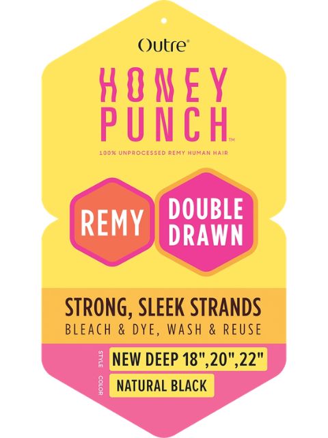 Outre HoneyPunch 100% Unprocessed Human Hair Weaves- NEW DEEP MULTI