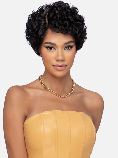 Vivica A Fox 100% Natural Brazilian  Remi Human Hair IDA" Lace Front Wig