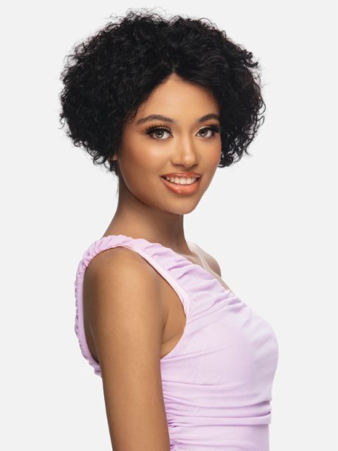 Vivica A Fox Imperial 100% Human Hair HD 13x4 JERRY CURL" Lace Front Wig