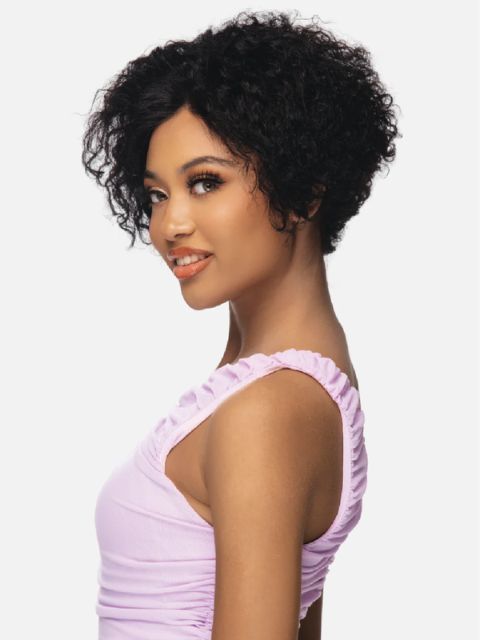 Vivica A Fox Imperial 100% Human Hair HD 13x4 JERRY CURL" Lace Front Wig