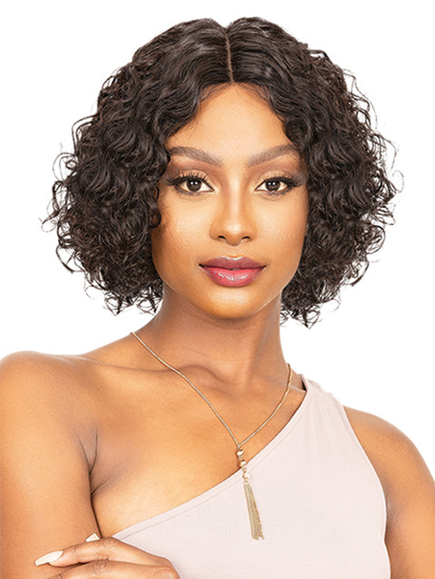 Janet Collection 100% Human Hair Natural Deep Part JALIA Wig *SALE