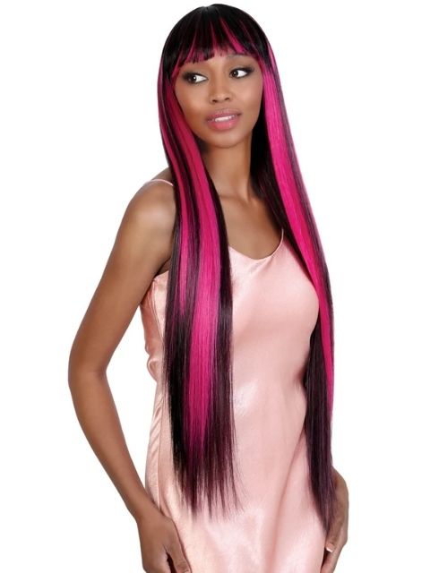 Motown Tress Premium Collection Day Glow Wig JEWEL36"