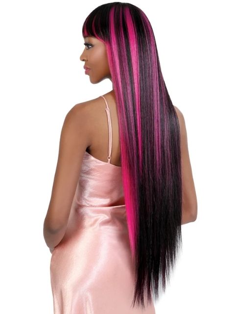 Motown Tress Premium Collection Day Glow Wig JEWEL36"