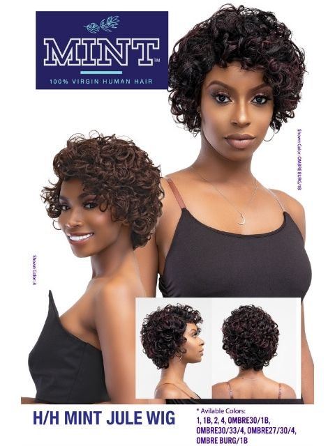 Femi Collection Mint 100%  Human Hair Wig -JULE