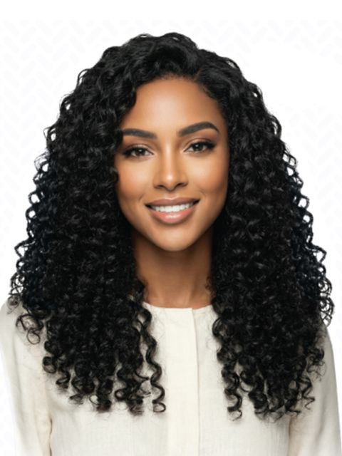 Harlem 125 Kima Signature Human Hair Blend Air Feather Crochet Braid-BURMESE" (KAB)