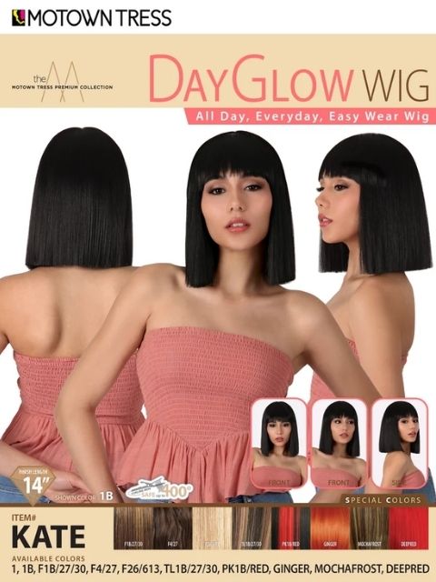 Motown Tress Premium Collection Day Glow Wig -KATE