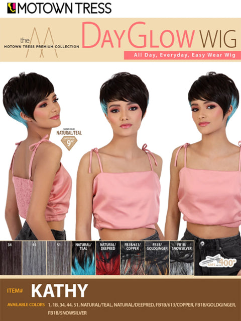 Motown Tress Premium Collection Day Glow Wig - KATHY
