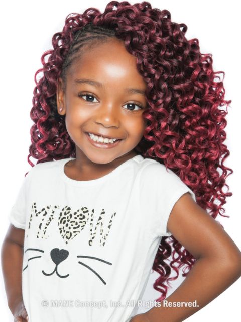 Mane Concept Afri Naptural Kids SASSY CURL Crochet  Braid KC04