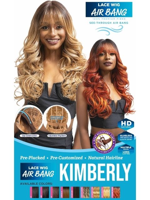 Femi Collection Premium Fiber Air Bang Lace Wig- KIMBERLY
