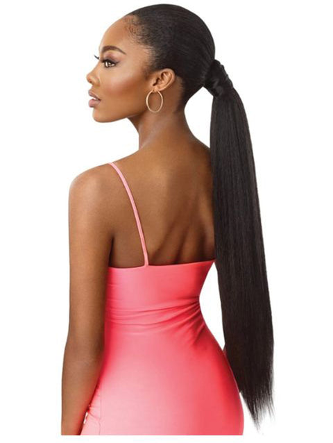 Outre Pretty Quick Pony Ponytail - KINKY STRAIGHT 28"