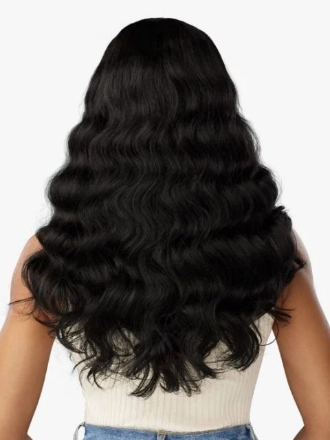 Sensationnel Premium Synthetic KINKY EDGES Y-PART KINKY LOOSE WAND CURL24" Lace Wig