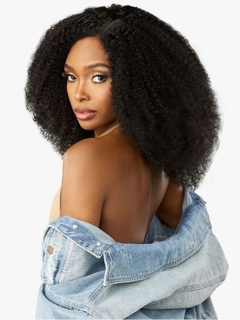 Sensationnel Premium Synthetic KINKY EDGES Y-PART_KINKY MONGOLIAN 18" Lace Wig