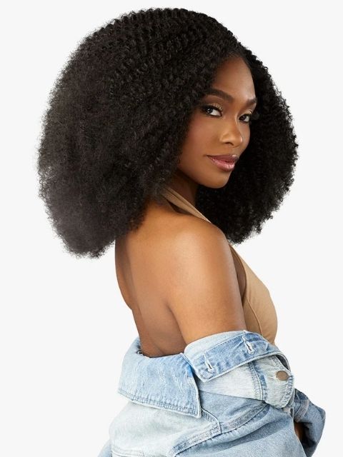 Sensationnel Premium Synthetic KINKY EDGES Y-PART_KINKY MONGOLIAN 18" Lace Wig